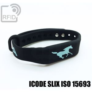 BR16C53 Fitness-Silikon-RFID-Armbänder ICode SLIX iso 15693 small
