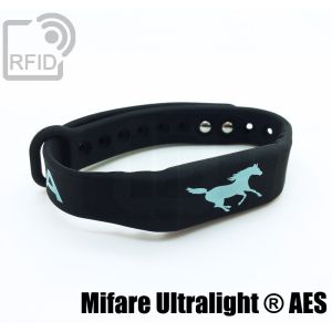 BR16C84 Bracelets de fitness en silicone RFID NFC Mifare Ultralight ® AES small