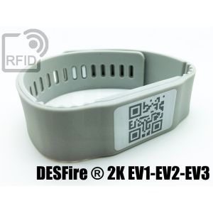 BR17C44 Silikonband-RFID-Armbänder NFC Desfire ® 2K EV1-EV2-EV3 small