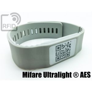 BR17C84 Bracelets RFID en silicone NFC Mifare Ultralight ® AES small
