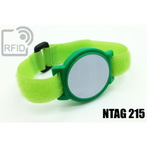 BR18C73 ABS-RFID-Armbänder mit Klettverschluss NFC ntag215 small