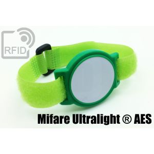 BR18C84 Bracelets RFID ABS auto-agrippants NFC Mifare Ultralight ® AES small