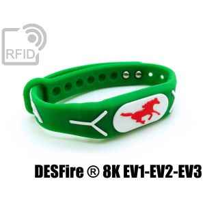 BR19C50 Geprägte Silikon-RFID-Armbänder NFC Desfire ® 8K EV1-EV2-EV3 small