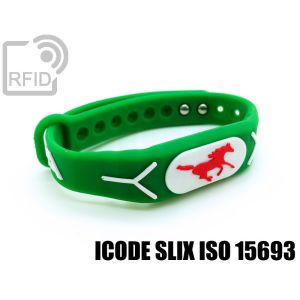 BR19C53 Geprägte Silikon-RFID-Armbänder ICode SLIX iso 15693 small