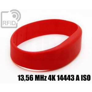 BR20C45 RFID-Silikonarmbänder Band 13,56 MHz 4K 14443 A iso small