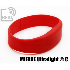 BR20C47 RFID-Silikonarmbänder Band NFC Mifare Ultralight ® C small