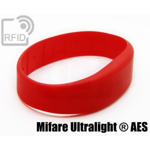 BR20C84 Bracelets en silicone RFID bande NFC Mifare Ultralight ® AES small