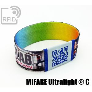 BR21C47 25 mm elastische RFID-Armbänder NFC Mifare Ultralight ® C small