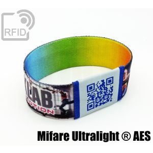 BR21C84 Bracelets RFID élastiques 25 mm NFC Mifare Ultralight ® AES small