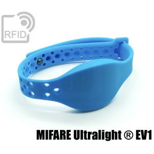 BR22C46 Verstellbare RFID-Silikonarmbänder NFC Mifare Ultralight ® EV1 small