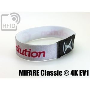 BR23C09 15 mm elastische RFID-Armbänder Mifare Classic ® 4K Ev1 small