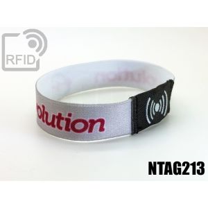 BR23C67 15 mm elastische RFID-Armbänder NFC ntag213 small