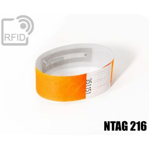 BR25C68 Tyvek® RFID-Armbänder NFC ntag216 small