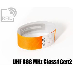 BR25C81 Tyvek® RFID-Armbänder UHF 868 MHz Class1 Gen2 small