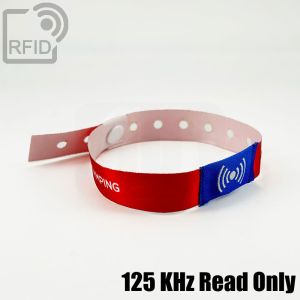 BR26C19 Einweg-RFID-Armbänder aus Satin 125 KHz Read Only small