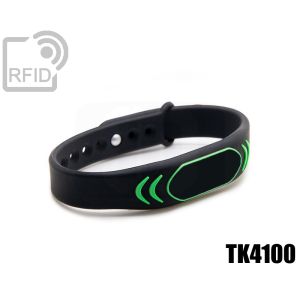 BR27C01 RFID-Armbänder aus Silikon mit Metallclip TK4100 small