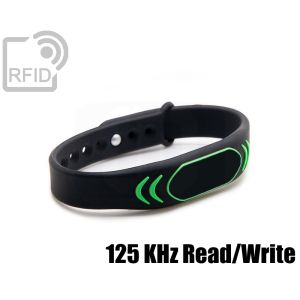 BR27C18 RFID-Armbänder aus Silikon mit Metallclip 125 KHz Read/Write small