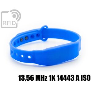BR28C23 Schlanke RFID-Armbänder aus Silikon mit Clip 13,56 MHz 1K 14443 A iso small