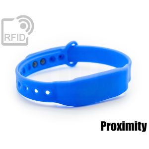 BR28C76 Schlanke RFID-Armbänder aus Silikon mit Clip proximity small