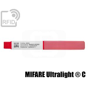 BR29C47 Bedruckbare RFID-Krankenhausarmbänder NFC Mifare Ultralight ® C small