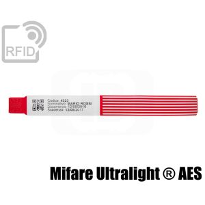 BR29C84 Bracelets d'hôpital RFID imprimables NFC Mifare Ultralight ® AES small