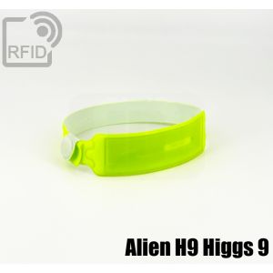 BR31C63 Wasserdichte Einweg-RFID-Armbänder Alien H9 Higgs 9 small