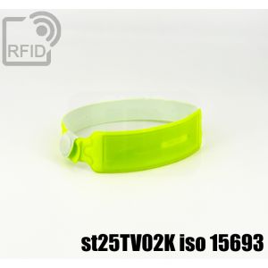 BR31C87 Wasserdichte Einweg-RFID-Armbänder NFC st25TV02K iso 15693 small