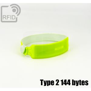 BR31C93 Wasserdichte Einweg-RFID-Armbänder NFC Type 2 144 bytes small