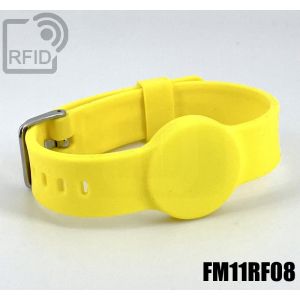 BR34C07 Bracelet RFID en silicone avec boucle de 16 mm FM11RF08 small