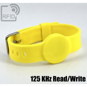 BR34C18 Bracelet RFID en silicone avec boucle de 16 mm 125 KHz Read/Write small