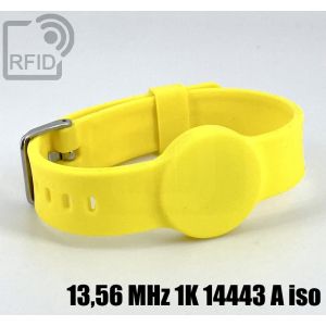 BR34C23 Bracelet RFID en silicone avec boucle de 16 m 13,56 MHz 1K 14443 A iso small