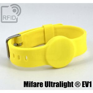 BR34C46 Bracelet RFID en silicone avec boucle de 1 NFC Mifare Ultralight ® EV1 small