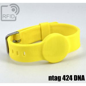 BR34C88 RFID-Silikonarmbänder mit Schnalle 16 mm NFC ntag 424 DNA small