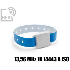 BT51C23 Braccialetto wireless beacon + RFID 13,56 MHz 1K 14443 A iso small