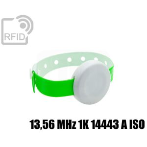 BT52C23 Braccialetto wireless + RFID accelerometro 13,56 MHz 1K 14443 A iso small