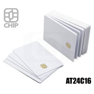 CC01L16 Blank white chip cards AT24C16 small