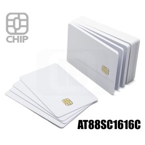 CC01L23 Blank white chip cards AT88SC1616C small