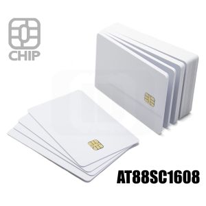 CC01L24 Blank white chip cards AT88SC1608 small