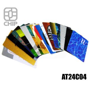 CC02L15 Customized chip cards AT24C04 small