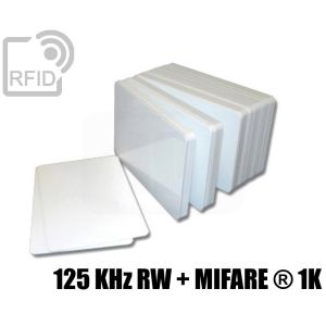 CD01D29 Tessere card doppia tecnologia 125 KHz RW + Mifare ® 1K small