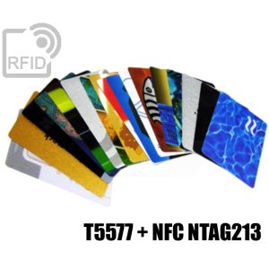 CD03D05 Tessere stampate 48H combo NFC T5577 + NTAG213 small