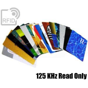 CR02C19 Tessere card personalizzate RFID 125 KHz Read Only small