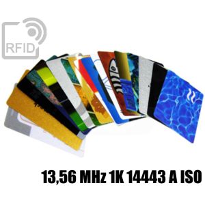 CR02C23 Tessere card personalizzate RFID 13,56 MHz 1K 14443 A ISO small