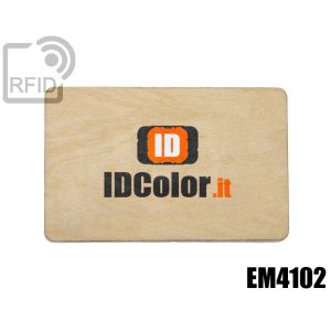 CR04C17 Tessere in legno personalizzate RFID EM4102 small