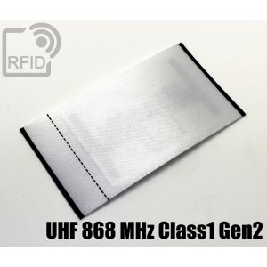 EC03C81 Satin-Etiketten 40 x 75 mm UHF 868 MHz Class1 Gen2 small