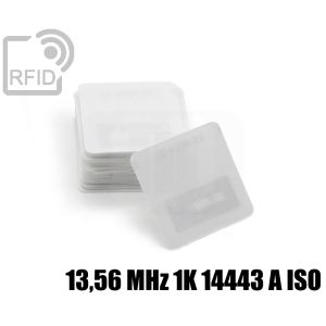 EC04C23 Nylonanhänger 25 x 25 mm 13,56 MHz 1K 14443 A iso small