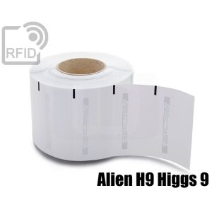 EC07C63 Vorgeschnittene Tags 148 x 91 mm Alien H9 Higgs 9 small