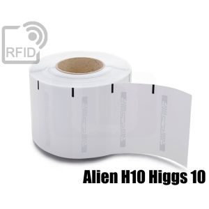 EC07C64 Vorgeschnittene Tags 148 x 91 mm Alien H10 Higgs 10 small