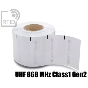 EC07C81 Vorgeschnittene Tags 148 x 91 mm UHF 868 MHz Class1 Gen2 small