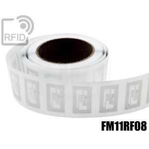 EH05C07 Etichette 40 x 25 mm RFID trasparente FM11RF08 small